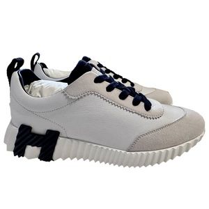 Hermes Bouncing Sneaker Panda Black White size 37